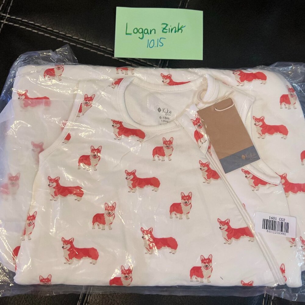 Kyte Baby Corgi Sleep Bag/Sleep Sack 1.0 6-18mo NEW NWT